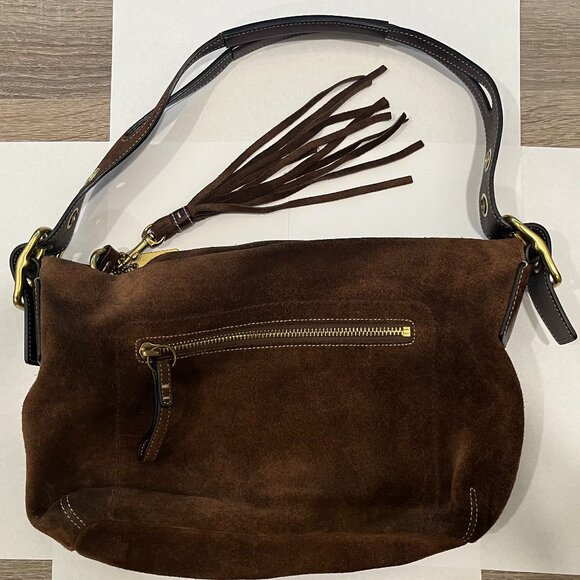 Coach Chocolate Brown Leather & Suede Purse – Style 1421 (2004) - Picture 5 of 5